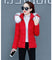 Women's jacket padded in cotton double-sided elegant keep warm
