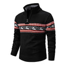 Men's Knitwear Sweater Elegant Plus Size Zipper Loose Fit Autumn Winter