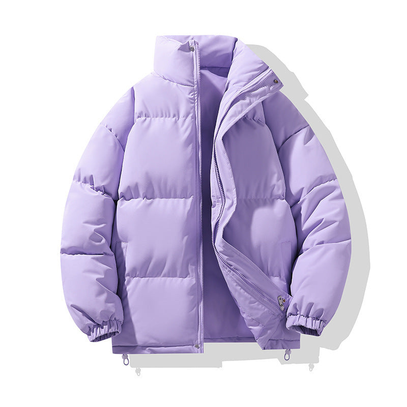 Women's Jacket cotton padded stand-up collar puffer warm elegant