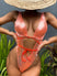 Women's Swimwear One Piece elegant with Straps and Lace-Ups