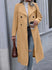 Women's Elegant Woolen Coat Long Slim Fit Warm