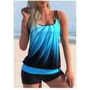 Women's Tankini Set Vibrant Elegant stretchy comfortable