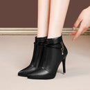 Women’s Boots Elegant High Heel Stylish Autumn Winter New Fashion