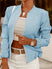 Women's Jacket cardigan decorative elegant light bomber zipper