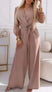 Women’s Jumpsuit Sequined Top Wide Leg Pants Casual Suit
