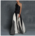 Women's Pleated Printed Long Dress, Strapless Contrast Stitching