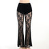 Women's pants in lace commuter pure mesh elegant, sexy, summer, casual