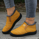 Women’s Boots Elegant Ankle Cotton Fleece Lined Warm Padded Casual Plus Size-2