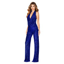 Women’s Jumpsuit Elegant Shiny Sleeveless Sequined Sparkly Formal-15