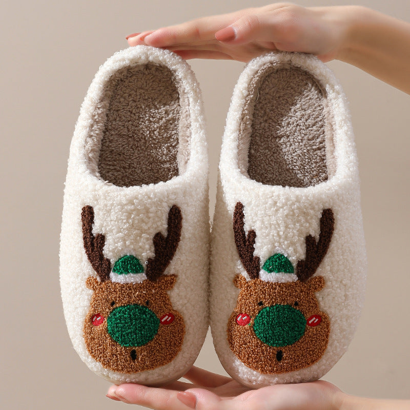 Women's Christmas slippers elegant soft and comfortable winter