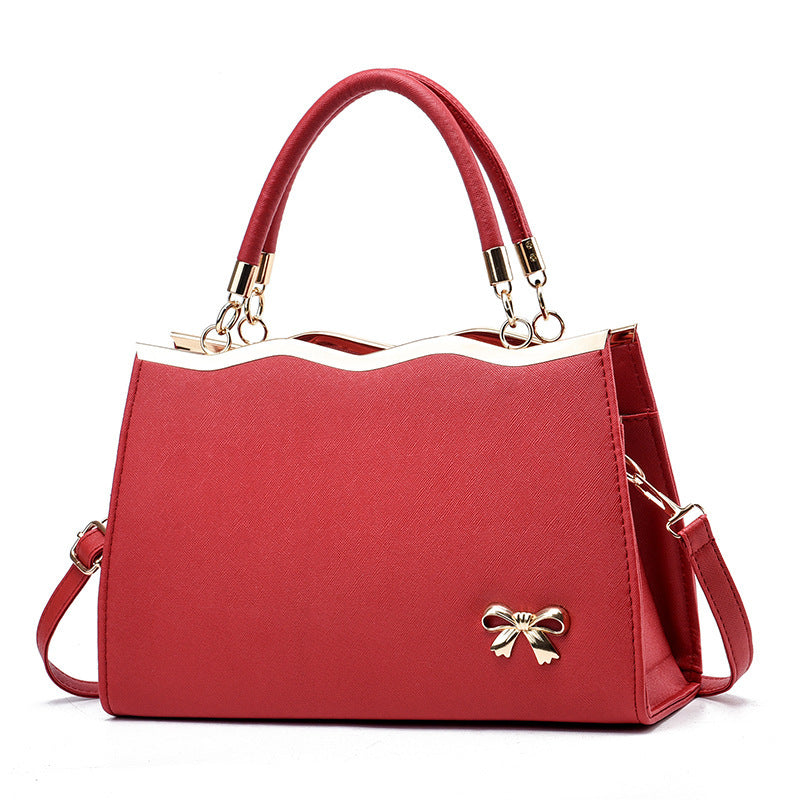 Women's handbag with bow tie crossbody  messenger bag