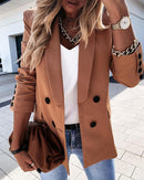 Women's blazer long sleeve sequin shiny elegant, office jacket buttoned