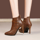 Women’s Boots Elegant High Heel Stylish Autumn Winter New Fashion