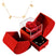 To My Love Preserved Red Rose Necklace Gift Love You Gift Set