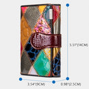 Women's wallet long leather zipper Bohemia elegant-2