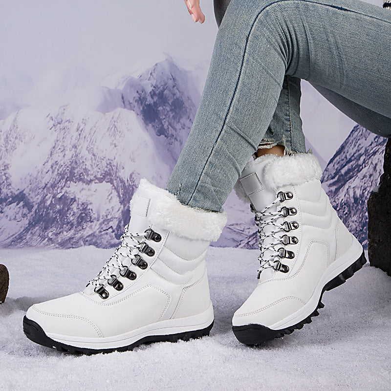 Women's Boots snow thick and warm elegant wear-resistant outdoors