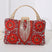 Women's clutch square bag sequined handmade diamond luxury
