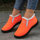 Women’s Boots Elegant Ankle Cotton Fleece Lined Warm Padded Casual Plus Size-11