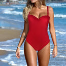 Women's swimwear one-piece elegant push up
