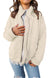 Women's short padded down jacket elegant light cotton long sleeve
