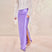 Women's maxi skirt  satin  elegant high waisted side slit