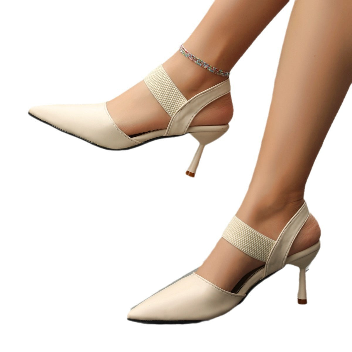 Women's shoes pointed toe with  thin high heels elegant