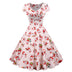Women's dress Christmas elegant short sleeve