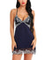 Women's Babydoll sexy lace strappy crossed
