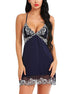 Women's Babydoll sexy lace strappy crossed