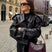 Women's short jacket leather elegant long sleeve loose lapel collar