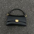 Women's black bag elegant underarm baguette portable crossbody Bag