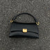 Women's black bag elegant underarm baguette portable crossbody Bag