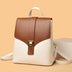 Women's backpack genuine leather shoulder strap elegant travel
