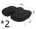Memory foam lumbar and back support cushion