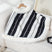 Women's Cape fur collar striped elegant, knitted shawl sweater, plush scarf