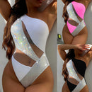 Women's swimwear one piece elegant monokini one shoulder