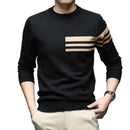 Men’s Sweater Pullover Elegant Knitted Fashion Casual Long Sleeves