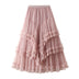 Women's skirt Multi-layer slimming, skirt long high waist, evening