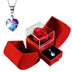 To My Love Preserved Red Rose Necklace Gift Love You Gift Set