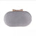 Women's handbag elegant oval beaded clutch with knot evening