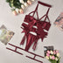 Women's four-piece set comfortable with bow tie hot sexy