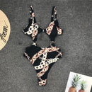 Women's swimsuit one-piece elegant Sexy hollow stitching