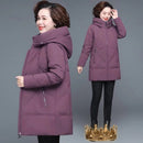 Women's coat  cotton hooded  zipper hot elegant