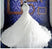 Wedding dress transparent luxury elegant with lace appliques, big tail