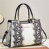 Women's messenger bag PU leather double handle One-shoulder