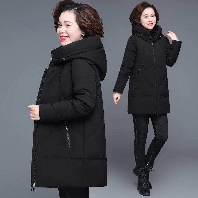 Women's coat  cotton hooded  zipper hot elegant