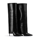 Women’s Boots Stiletto Heel Elegant Pantyhose Pointed High Leg Plus Size-1