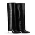 Women’s Boots Stiletto Heel Elegant Pantyhose Pointed High Leg Plus Size