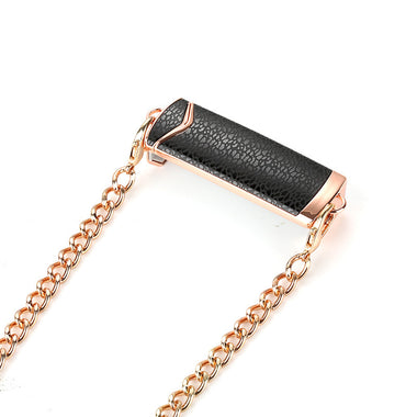 Buy gold-black Universal Crossbody Phone Lanyard with Detachable Chain and Back Clip