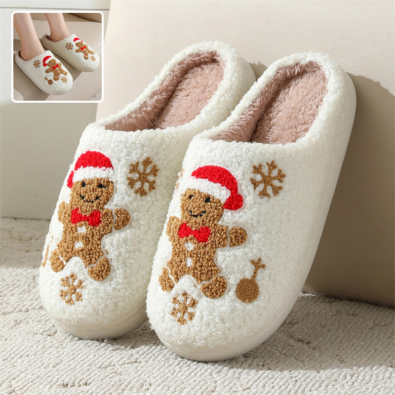 Women's slippers Christmas elegant snowflakes  non-slip